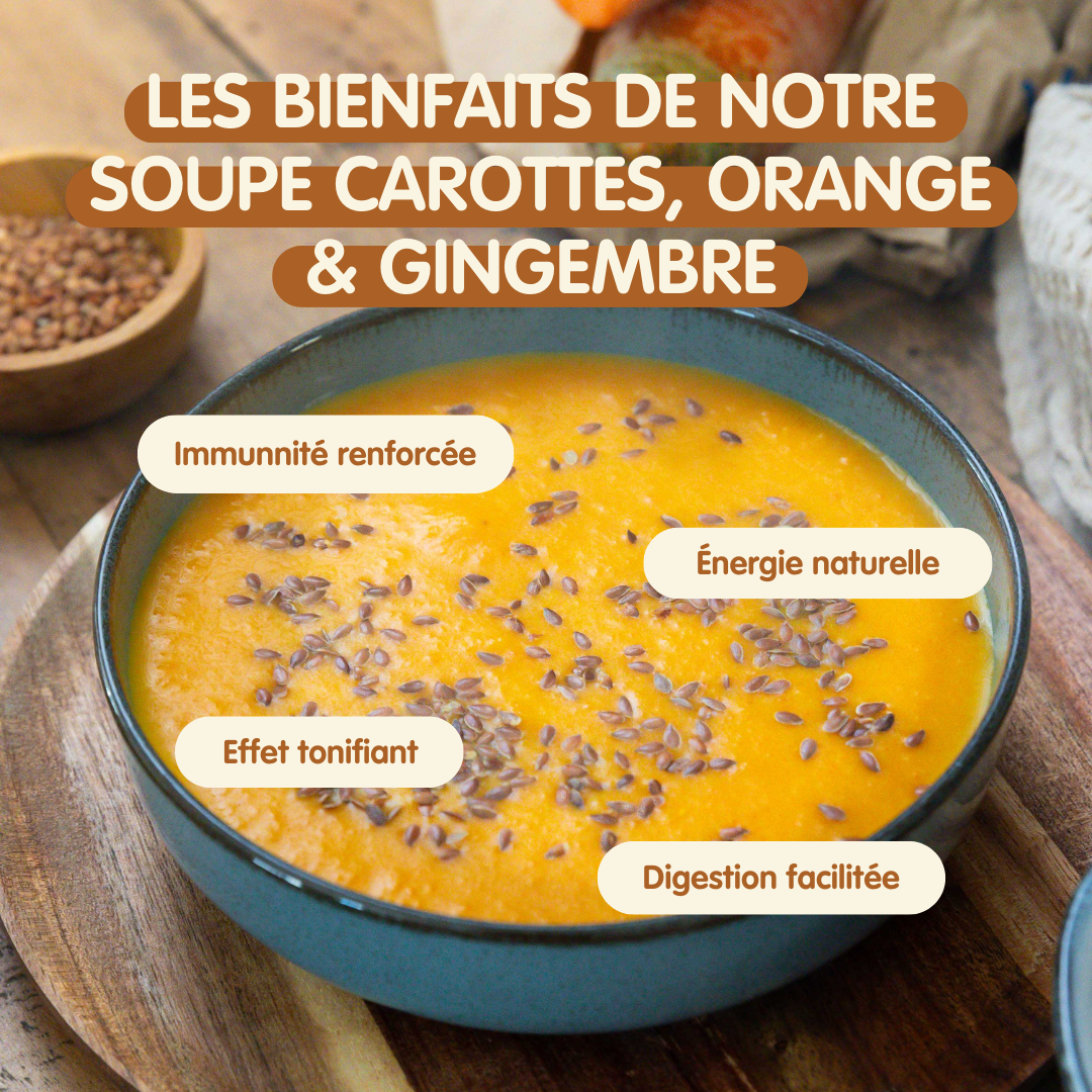 Pack Soupe de carottes - orange et gingembre x6