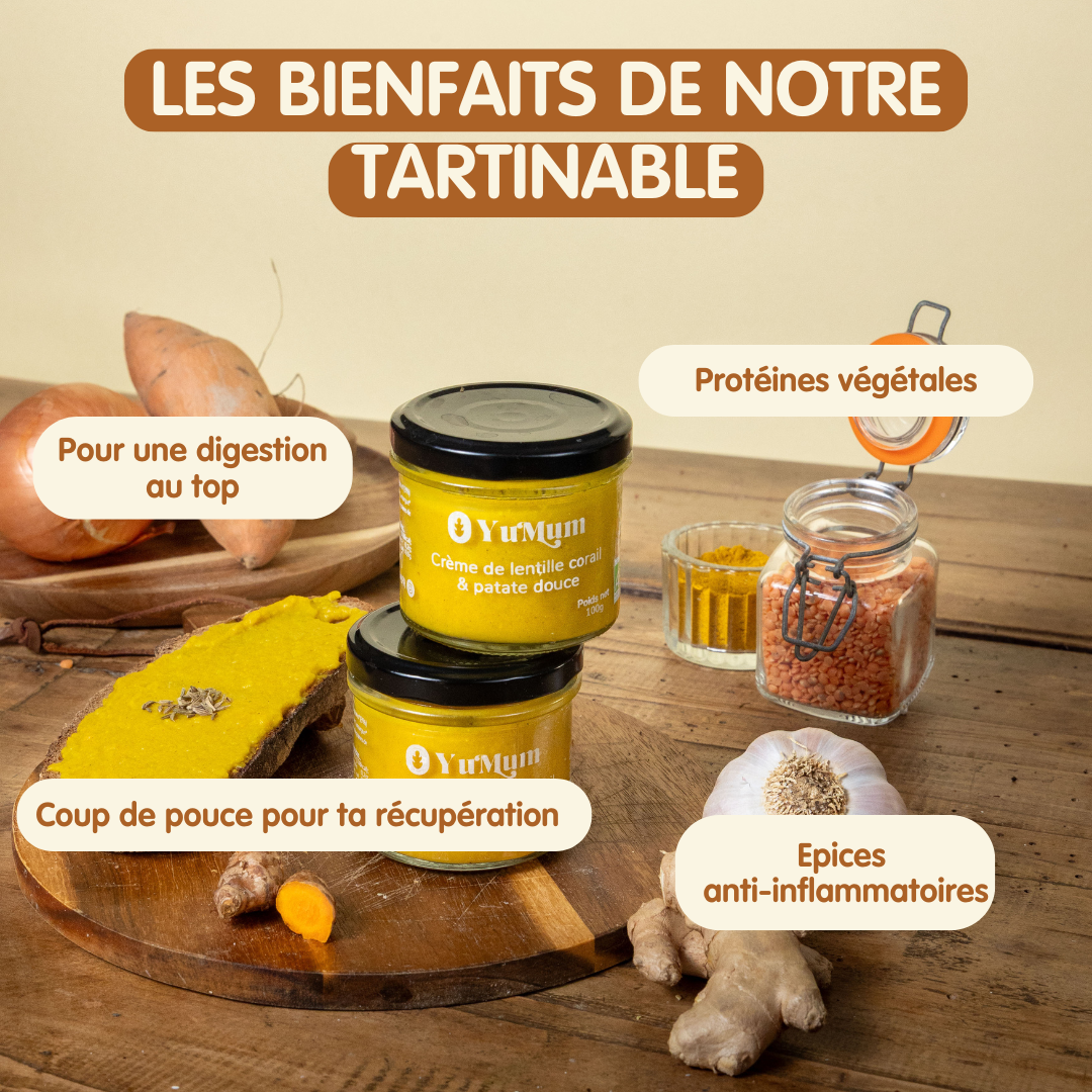 Les tartinables - Lentilles corail & patates douces