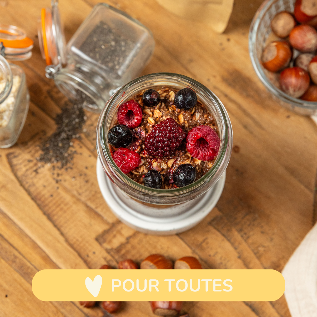 Overnight Porridge Cacao & Noisette