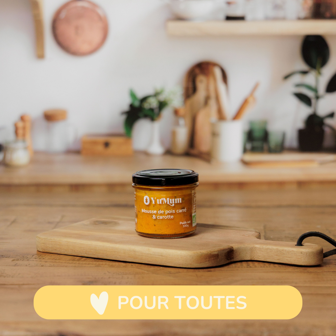 Les tartinables - Pois carrés & carottes
