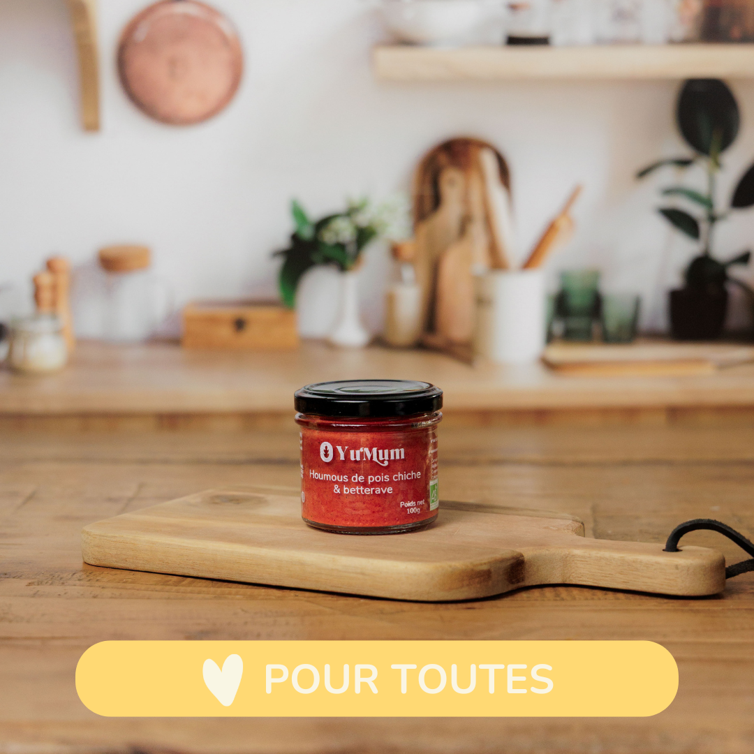 Les tartinables - Betterave, pois chiches & chèvre