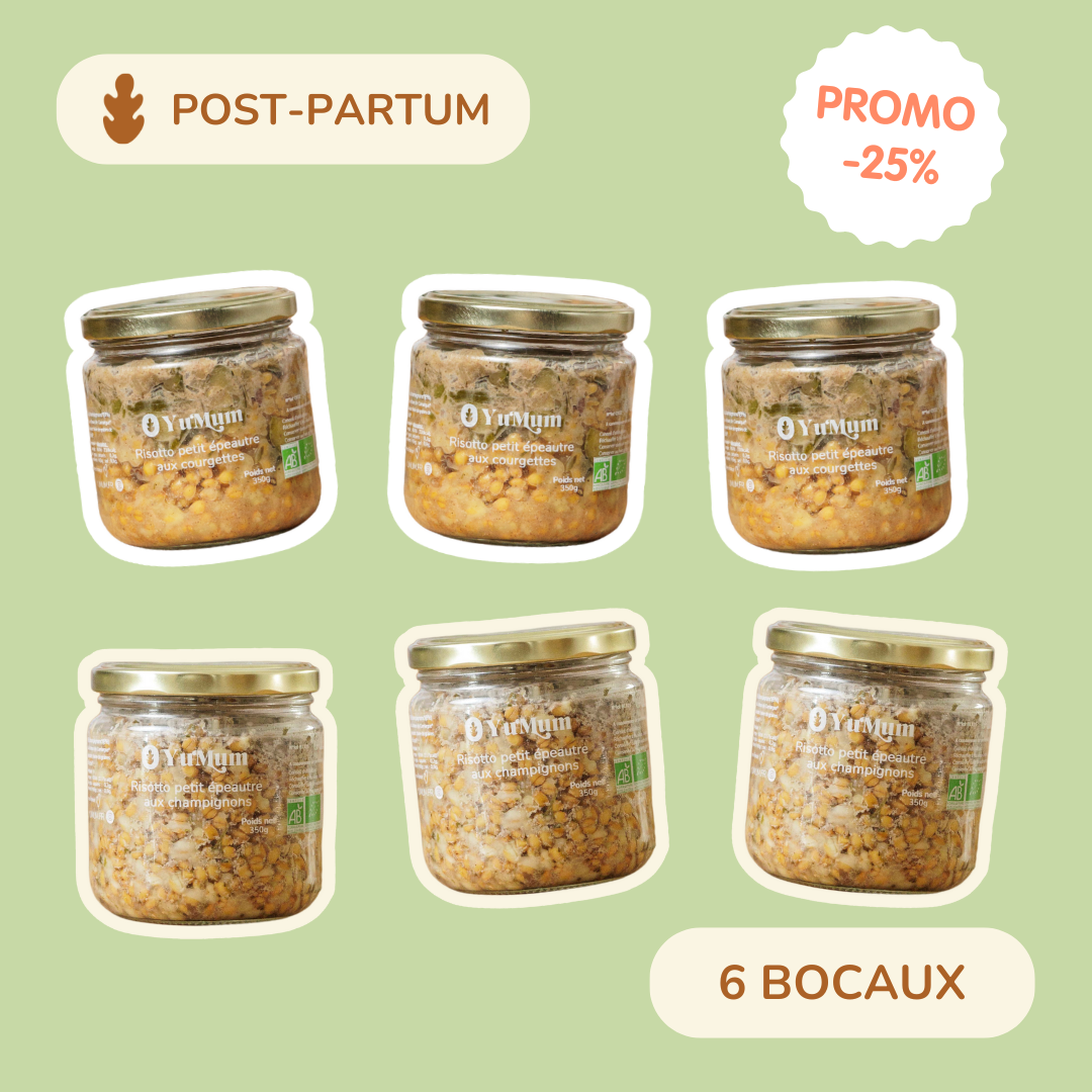 Pack Risotto champ x3 + Risotto courgettes x3