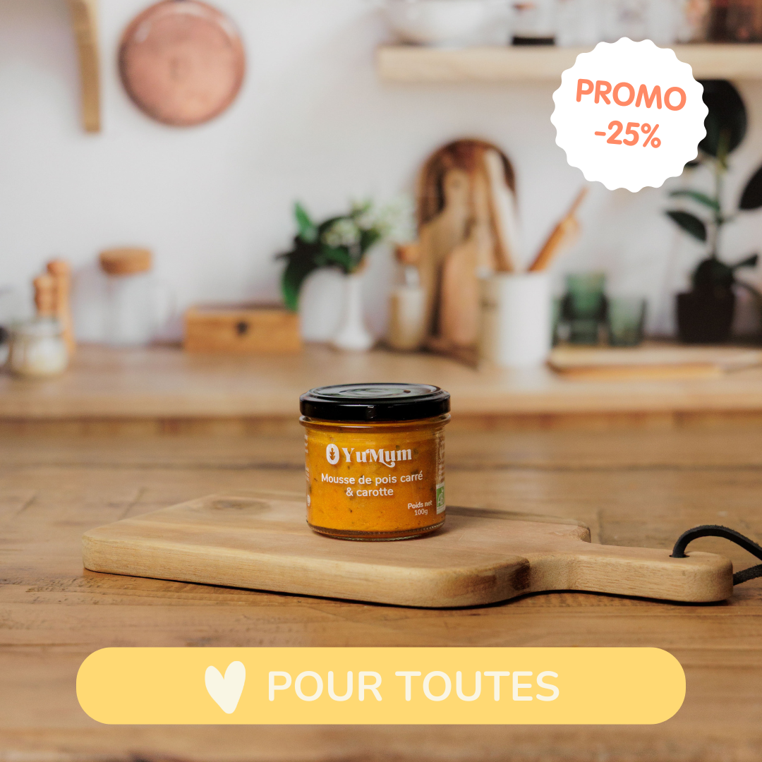 Les tartinables - Pois carrés & carottes x6