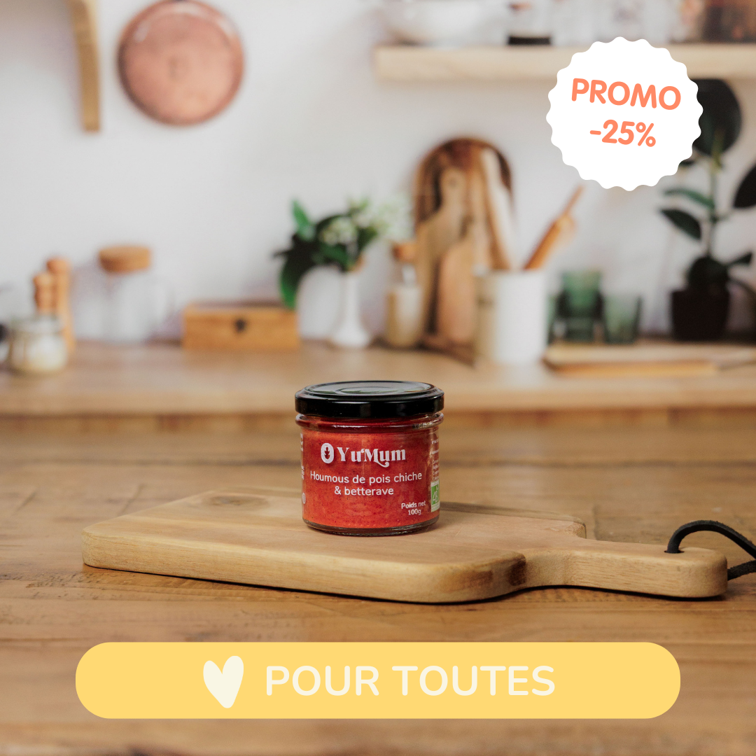 Les tartinables - Betterave, pois chiches & chèvre x6