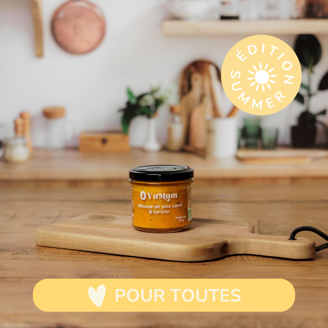 Les tartinables - Pois carrés & carottes